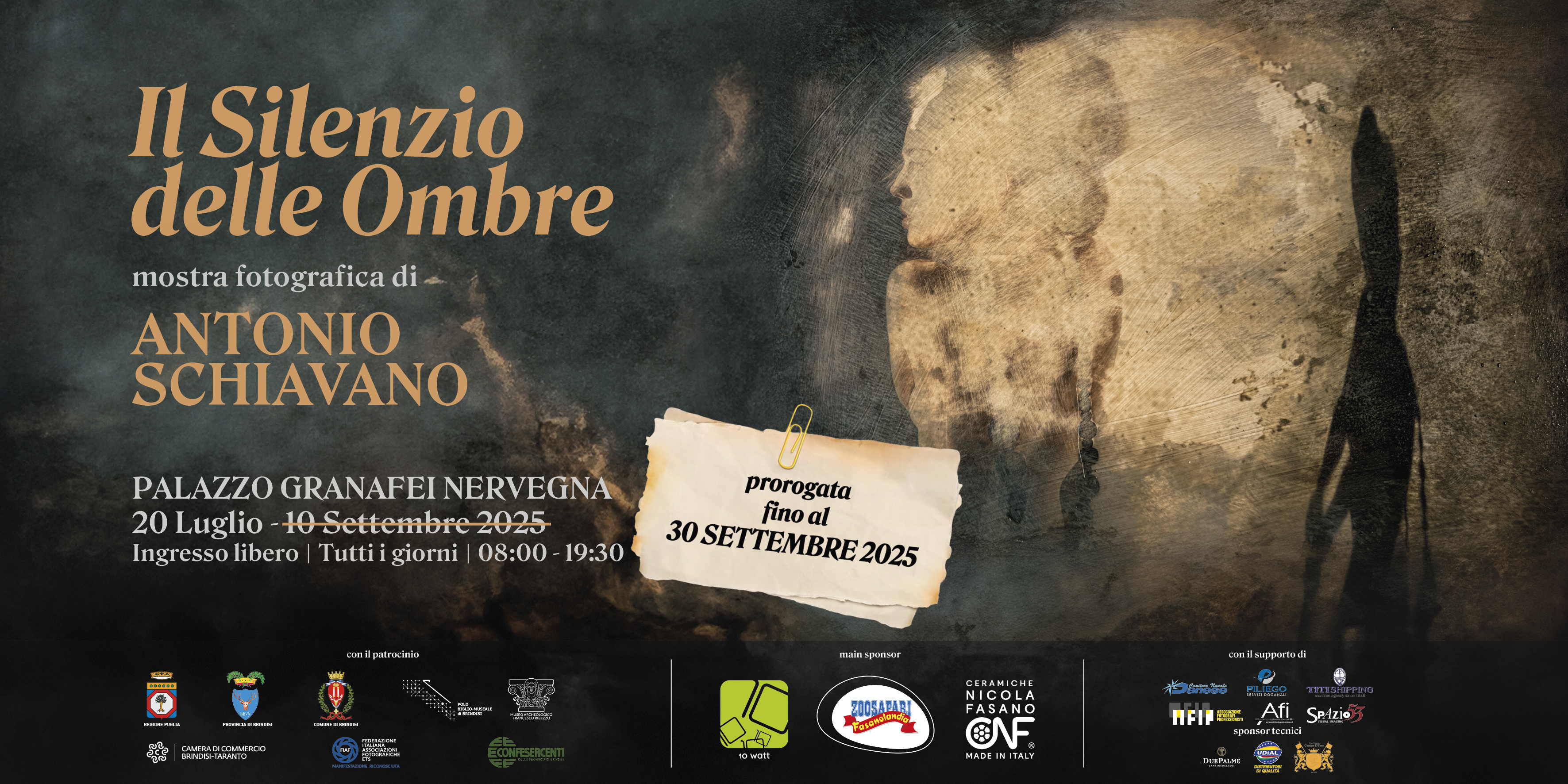Mostra fotografica "Il Silenzio delle Ombre" di Antonio Schiavano